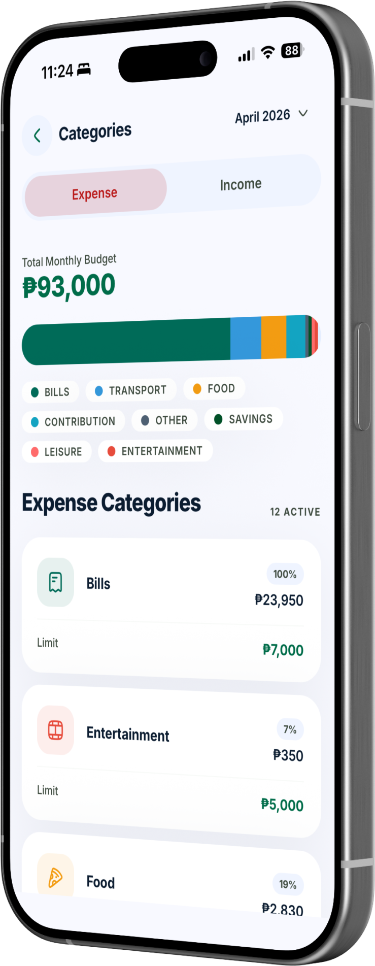 Smart Budget Planner & Alerts